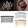4 pcs 20 Teeth Metal Side Comb Veil Twist Vintage Fashion Classic Hair Comb Pin French Hair Clamp Accessories for Women Girls Styling Daily Wear Wedding Party Christmas