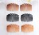 French Hair Side Comb 6 Pcs Chic Elegant Plastic Twist Hair Clip Vintage Flexible Cellulose Non Slip Styling Combs for Women Girls Fine Hair Accessories Parties Bridal Wedding Veil Supplies