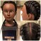 14 Inch Training Head - Real Hair, Cosmetology Doll for Hair Styling, Braiding, Curling, Coiling &amp; Display with Stand