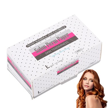 Hair Perm Paper, Hair Curling Styling Paper Strips Barber Shop Ultra-Thin Mesh Breathable Perming Paper Hairdressing Tool (Disposable)(1 Box)