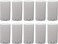 10pcs Empty Oval White Containers Small Sample Tubes Plastic Lip Balm Tubes Lipstick Tube 15ml/5ml (15ml)