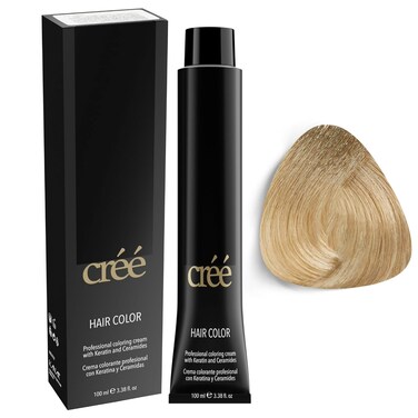 Cree Professional 10.13 - Champagne Permanent Hair Color - Long Lasting, Rich Vibrant - Gray Coverage 100ml - 3.4 fl.oz.