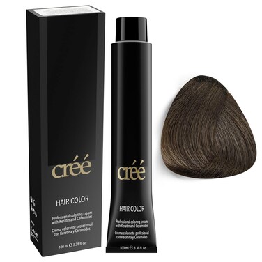 Cree Professional Permanent Hair Color, 100ml - 3.4 fl.oz. (Cold Dark Blond - 6.01)