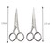 4-Piece Beard Scissors Set, Grooming Scissors, Mustache &amp; Beard Combs, Storage Bag