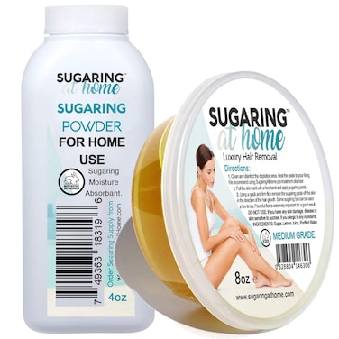 Paste for bikini, Braizlian, Arms, legs Set with Sugaring Drying Powder