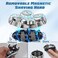 Head Shavers for Bald Men, Magnetic Electric Razor Hair Trimmer Cordless Rechargeable Electric Shavers for Men 100% Waterproof Dry &amp; Wet Grooming Kit with Led Display