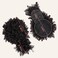 Drawstring Ponytail for Black Women, Afro Puff Kinky Curly Hair Ponytail Extension with Bangs Off Black Updo Natural Hair Ponytail (2# Dark Brown)