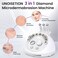 Diamond Microdermabrasion Machine, 3 in 1 Dermabrasion Facial Machine, at-Home Microdermabrasion Tool for Exfoliation &amp; Reduce Wrinkles