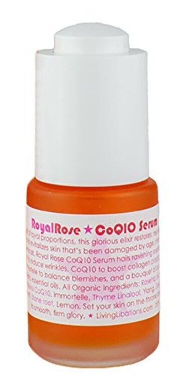 Living Libations - Organic Wildcrafted Royal Rose CoQ10 Face Serum (.5 oz   15 ml)