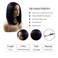 Short Bob Lace Front Wigs with Baby Hair Blend Purple Shoulder Length Natural Hairline Glueless Synthetic Silky Straight Wig for Black Women Heat Safe Fiber Cosplay Costume Daily Summer Wigs 14 Inch