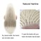 Pastel Blonde Box Braided Wigs Handmade Long Braids Hair White Blonde Synthetic Lace Front Wig Heat Safe Long Braids Drag Queen Holiday Party Pastel Blonde Hair