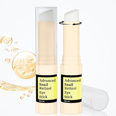 Anti Aging Eye Cream For Dark Circles, Advanced Snail Retinol Eye Stick, 2 PCS Under Eye Cream For Puffiness &amp; Bags, Reduce Wrinkles, Fine Lines, Moisturizating Skin.