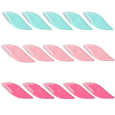 15Pcs Leaves-Shaped Eyebrow Razors Shaper Safety Facial Hair Remover Face Shaver Trimmer Exfoliating Dermaplaning Tool Makeup Beauty Tools for Women and Men