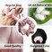 Share Maison Real Natural Mulberry Silk Scrunchies Hair Elastics Hair Band Hair Ties Hair Holder for Women Girls (8-pink)