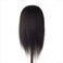 100% Real Hair Mannequin 22"-24" Afro Fluffy Light Yaki kinky Straight Textured Cosmetology Beauty School Head Included C-Clamp free of Purchase Black(22~24 Inch, #2)#2
