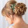Bridal Crystal Hair Comb Rhinestone Hair Piece Prom Party Festival Wedding Hair Accessories for Women and Girls (Green)