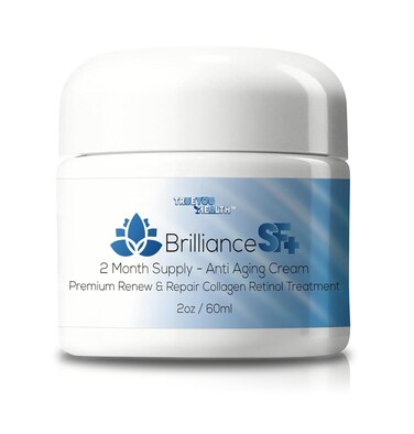 Brilliance SF Plus 2 Month Supply Anti Wrinkle Cream - Our Best Pro Brilliance SF Anti Aging Cream / Anti Wrinkle Cream Plus - Premium Plus Brilliance SF Cream for Day &amp; Night - Promote Soft Skin