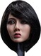 Phicen 1/6 Custom Asin Head Sculpt Tbleague Female Body (Black Short Hair)