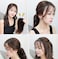2 Clips in Human Hair Top Wiglet Closure for Thinning Hair 14" Women's Topper Wiglet Hairpieces (Light Brown)