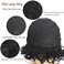 Short Curly Wigs for Black Women, Cosplay Wig Short Curly Black Wig, Curly Wig for Women, Grandma Wig For Adults Women Halloween Party, Cosplay events or Daily wear. (Black)