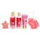 Bath and Body Gift Basket For Women &ndash; 5 Piece Set of Cherry Blossom Bath &amp; Body Collection Gift Box, Includes Shower Gel, Body Lotion, Body Scrub, Bath Bomb &amp; Sponge - Appreciation Gift Ideas