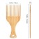 OIIKI Bamboo Combs for Afro Hair, Beard Pick for Men, Wide Tooth Comb for Curly Wavy Thick Long Hair, Women's Hair Styling Accessories (2pcs)
