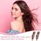 OIIKI Rhinestone Snap Hair Clips for Women 10pcs, Sparkly Glitter Crystal Hair Clips Barrettes Bling Diamond Fancy Hair Snap Clips Hairpins for Girls Wedding Decorative Hair Accessories