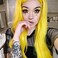 Lemon Yellow Lace Front Wigs Pre Plucked Hairline Long Wavy Wigs for Women Real Hair Bright Yellow Lace Wig Glueless Lace Wig Synthetic Heat Resistant Hair Replacement Wigs Daily Cosplay Makeup 24inch
