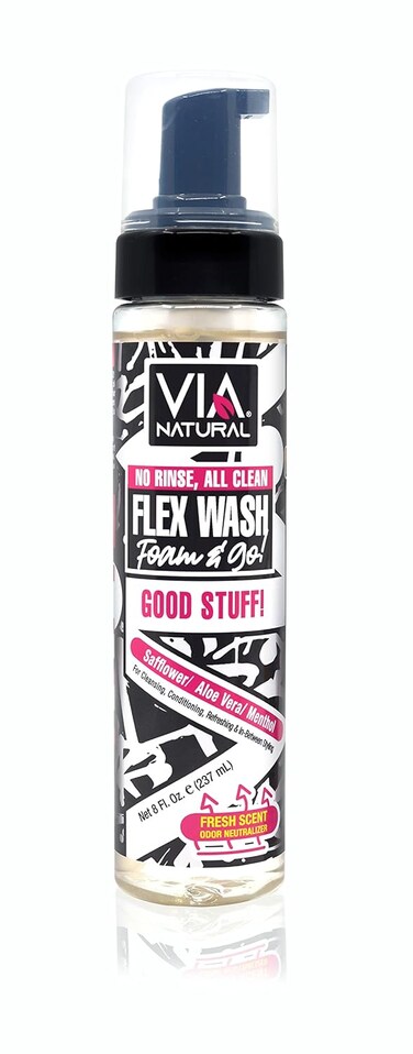 Via Natural Freestyle Flex Wash Foam &amp; Go