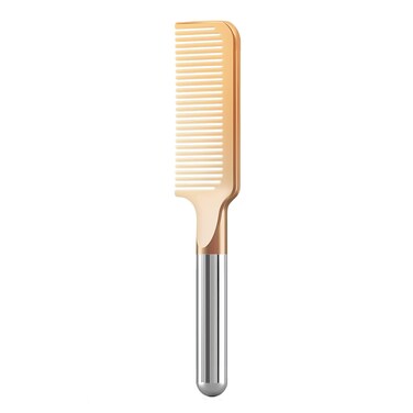 Hair Comb for Women and Men,Hair Detangler Comb for Curls,Thick,Straight,Short,Wet and Dry Hair,Large Hair Detangling Comb with Handle(Gold)