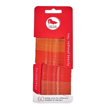 How to be a Redhead Bobby Pins - 60 Count, Hair Accessories for Redheads, As Seen on Shark Tank