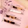 4Pcs French Barrettes Slides Clips for Women Fine Hair 2 Inch Tortoise Shell No-slip Grip Clasp Classic Glossy Acrylic Hair Clips Ponytail Holders for Girls