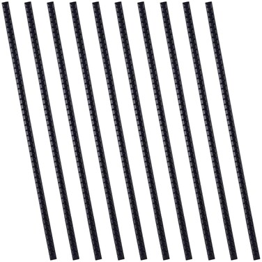 10pcs Headband Teeth Strips for DIY, Anti-Slip Self-adhesive Hair Bands Teeth, Silicone Hair Hoop Tooth for Women Girls Headbands Hair Accessories Craft- Black