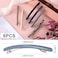 6pcs Hair Barrettes and Clips for Women - Thin Fine Hair Accessories, French Barrette Clasps, No Slip Flat Pins for Short, Medium or Long Hairstyling