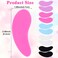 5 Pairs Silicone Under Eye Patches, Reusable Under Eye Mask Pad, Lower Lash Isolation Pads Skin Care Beauty Tool for Reduce Wrinkles and Fine Lines