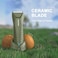 MANSPOT Manscape Trimmer for Men Ball/Pubic/Groin, Electric Body Hair Trimmer, Replaceable Ceramic Blade Heads,Waterproof for Wet/Dry Use,Standing Recharge Dock,90 Minutes Shaving After Charged(Green)