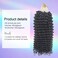 Micro Links Hair Extensions for Black Women Real Human Hair Kinky Curly Micro Link Hair Extensions Human Hair Natural Color 100 Strands 14 Inches