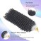 Micro Links Hair Extensions for Black Women Real Human Hair Kinky Curly Micro Link Hair Extensions Human Hair Natural Color 100 Strands 14 Inches