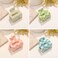 4 Pack Checkered Hair Claw Clips, BetterJonny Square Medium Checker Barrettes Cute Hair Claw Hair Clips Hair Accessories for Thick Thin Hair for Women Girls