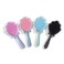 Mermaid Detangler Hair Brush, Detangling Hair Comb Christmas Shell Glitter Comb Hairbrush Massage Scalp No Pain Detangler for Dry &amp; Wet Hair Kids Girls Woman (Pink)