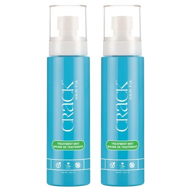 Crack HAIR FIX Mist Spray - Moisturizes &amp; Protects Hair From Dryness &amp; Thermal Damage, Improves Texture - 6 oz, 2 Pack