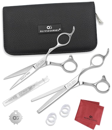 Olivia Garden SilkCutPro Shear &amp; Thinner Intro Case - Superior Steel, Ergonomic Design
