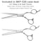 Olivia Garden SilkCutPro Shear &amp; Thinner Intro Case - Superior Steel, Ergonomic Design