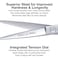 Olivia Garden SilkCutPro Shear &amp; Thinner Intro Case - Superior Steel, Ergonomic Design
