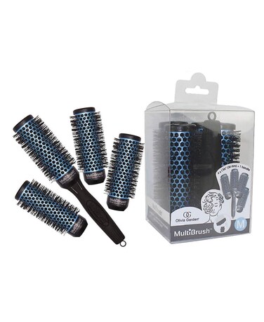 Olivia Garden MultiBrush - Non-Electrical Detachable Thermal Brush with Ceramic Barrel