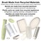 Olivia Garden NewCycle Professional Hair Brush is made from 100% recycled materials (except bristles and cushion), styles all hair types quickly and creates long lasting styles