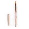 2WAY GOLD Metal Nail Brushes, Manicure Tool Nail Art Brushes Handle Round French Smudger Ombre Nail Brush Nail Drawing Brush Nail Painting Brush (2WAY OMBRE 1PK, Regular)
