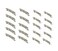 20pcs Assorted Size Metal Silver French Barrette Hair Clips for DIY Hair Clip Craft Bows