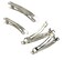 20pcs Assorted Size Metal Silver French Barrette Hair Clips for DIY Hair Clip Craft Bows