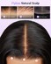 FLYBAO 5x6 Glueless Wigs Human Hair Pre Plucked Pre Cut 260% Density 100% Glueless Wig 12A Closure Wigs Human Hair Bleached Knots Straight Wigs Human Hair 24 Inch
